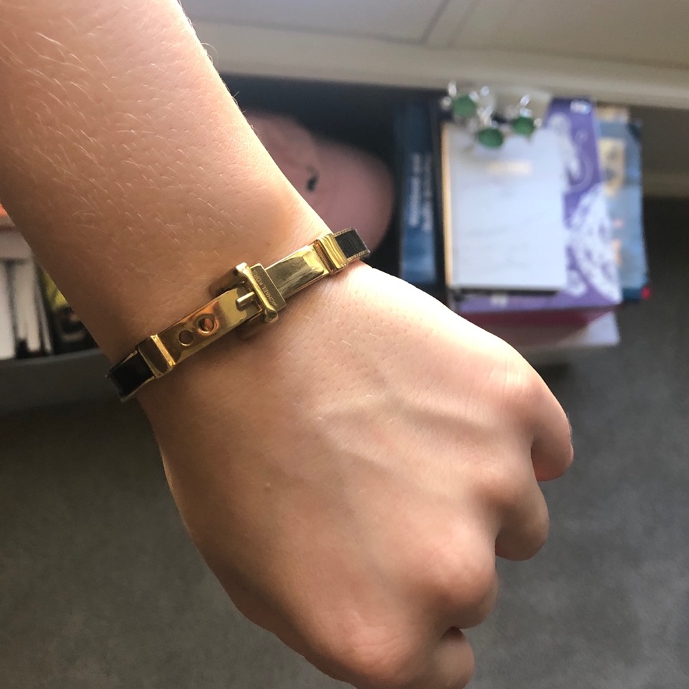 Michael kors black buckle bracelet